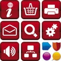 Icon series: internet Royalty Free Stock Photo