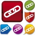 Icon series: link Royalty Free Stock Photo