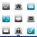 Icon series - web universal Royalty Free Stock Photo