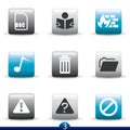 Icon series - web universal Royalty Free Stock Photo