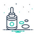 Mix icon for Serum, dropper and skincare