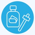 Icon Serum. related to Cosmetic symbol. blue eyes style. simple design editable. simple illustration