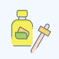 Icon Serum. related to Cosmetic symbol. doodle style. simple design editable. simple illustration