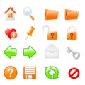 Icon set Royalty Free Stock Photo