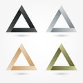 Icon set abstract business logo. Royalty Free Stock Photo