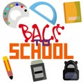 icon set back to school nice for your banner