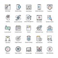 Search Engine and Optimization Creative Icons