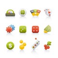 Icon Set - Casino Royalty Free Stock Photo