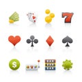 Icon Set - Casino Royalty Free Stock Photo