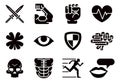 Icon Set Character Game Attributes