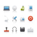 Icon Set - Computer Equipament Royalty Free Stock Photo