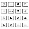 Icon set,computer icon,database icon,networking icon,big data icon,communication icon,