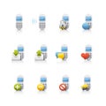 Icon Set - Comunications Royalty Free Stock Photo