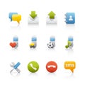 Icon Set - Comunications Royalty Free Stock Photo