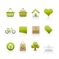 Icon Set - Ecology Royalty Free Stock Photo