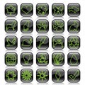 Icon set-Ecology Royalty Free Stock Photo