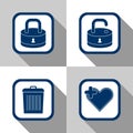 Icon set files Royalty Free Stock Photo