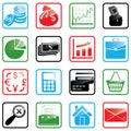 Icon set Finance Royalty Free Stock Photo