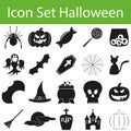Icon Set Halloween I Royalty Free Stock Photo