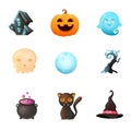 Icon set Halloween Royalty Free Stock Photo