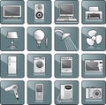 Icon set - home equipment