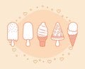 Ice creams design