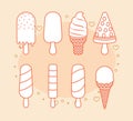 Ice creams design