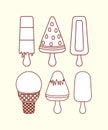 Ice creams design