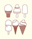 Ice creams design