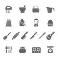 Icon set - kitchenware Royalty Free Stock Photo