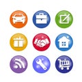 Icon set Royalty Free Stock Photo