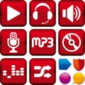 Icon set: music