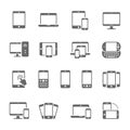 Icon set - responsive devices