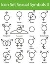 Icon Set Sexual Symbols II