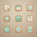 Icon set. Royalty Free Stock Photo