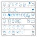 Textile care symbols