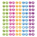 Icon set web 2.0 Royalty Free Stock Photo
