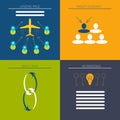 Icon set for web and search engine optimization Royalty Free Stock Photo