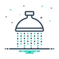mix icon for Shower, bathing and bathroom