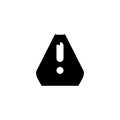 Warning icon. Danger alert symbol