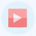Icon Slideshow. suitable for Photo Editing symbol. flat style. simple design editable. design template vector. simple symbol