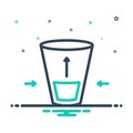 Mix icon for Slight, little and water