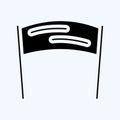 Icon Slogan. suitable for Branding symbol. glyph style. simple design editable. design template vector. simple illustration