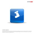 Icon socks - 3d Blue Button
