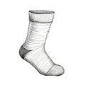 icon Socks knitting ai generated