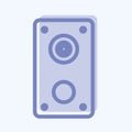 Icon Speakers - Two Tone Style - Simple illustration,Editable stroke