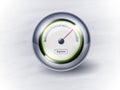 Icon speedometer or clock. EPS10 Royalty Free Stock Photo