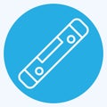 Icon Spirit Level. related to Carpentry symbol. blue eyes style. simple design editable. simple illustration