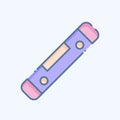 Icon Spirit Level. related to Carpentry symbol. doodle style. simple design editable. simple illustration