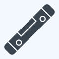 Icon Spirit Level. related to Carpentry symbol. glyph style. simple design editable. simple illustration Royalty Free Stock Photo